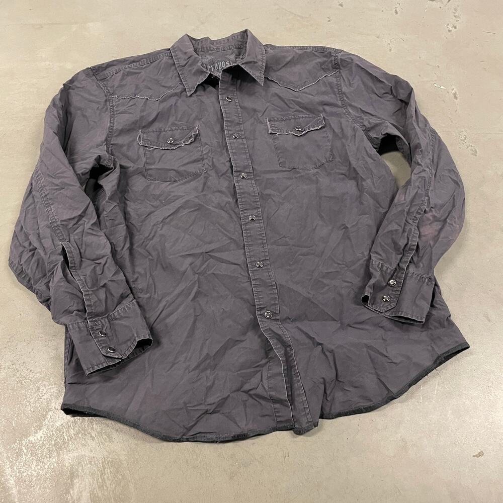 Vintage Y2K western pearl snap Aeropostale button up shirt